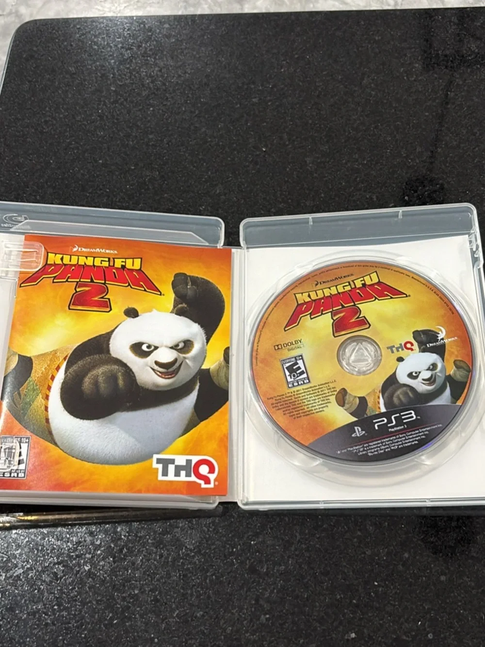 Sony PS3 Kung Fu Panda 2 Video Game - White, Black & Orange